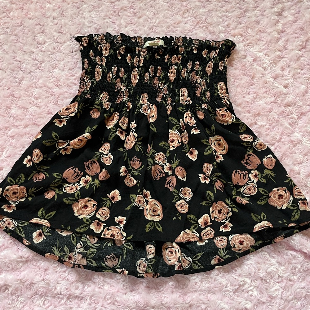 Mossimo Supply Co. Black Smocked tube top, can also be worn as a Skirt